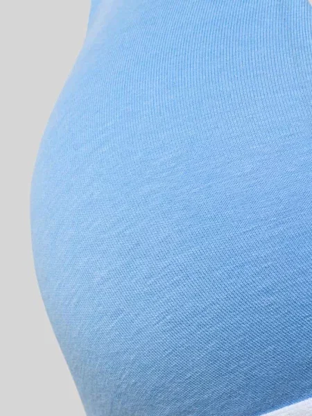 Biustonosz typu bralette z elastycznym pasem z logo Calvin Klein Underwear niebieska