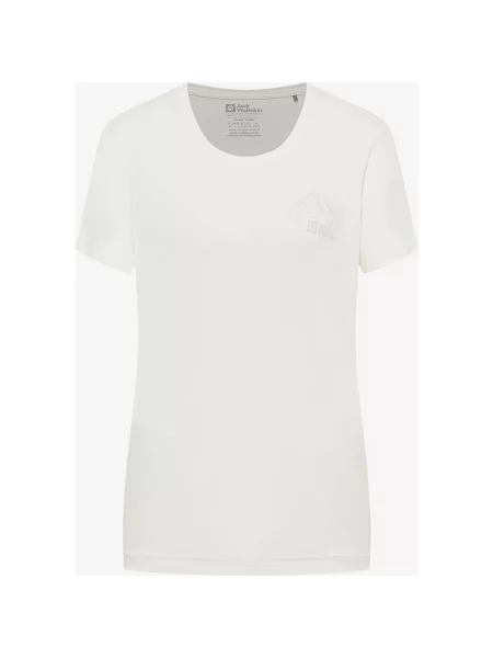 Koszulka Jack Wolfskin Peak Graphic krótki rękaw czysty M biały