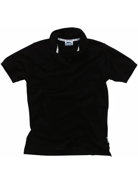 Polo Slazenger cu mâneci scurte negru