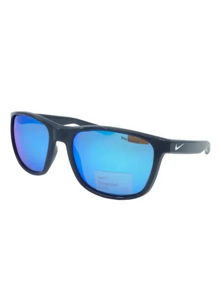 Ochelari de soare Nike cu cordon din jerseu cu imprimeu abstract gri