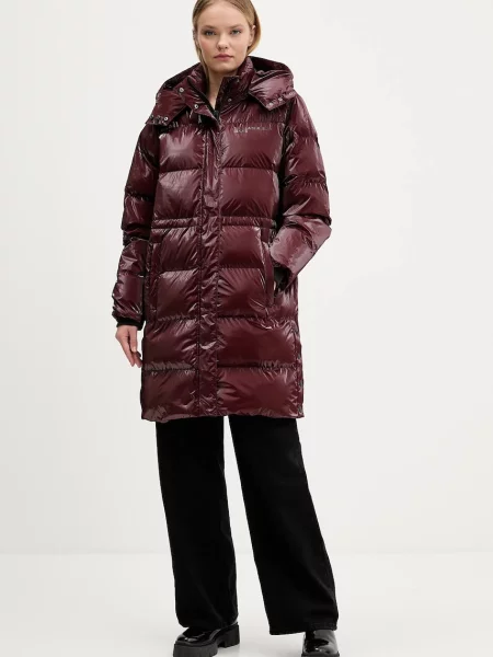 Karl Lagerfeld Jeans kurtka zimowa bordowy