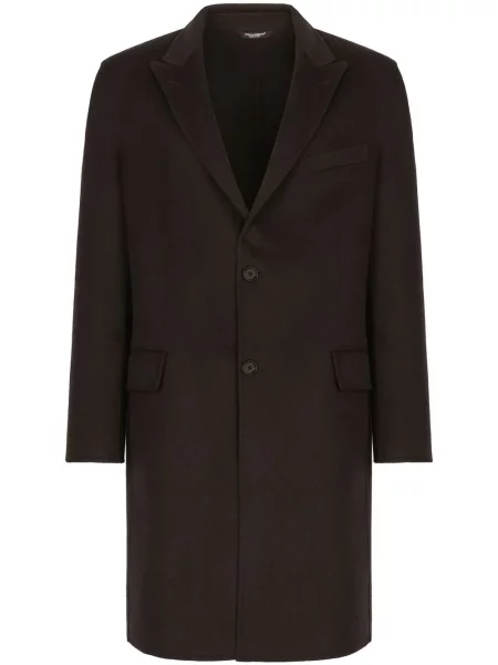 Palton Dolce & Gabbana din cașmir maro