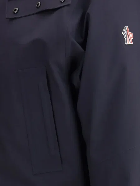 Jakna Moncler Grenoble s kapuljačom plava