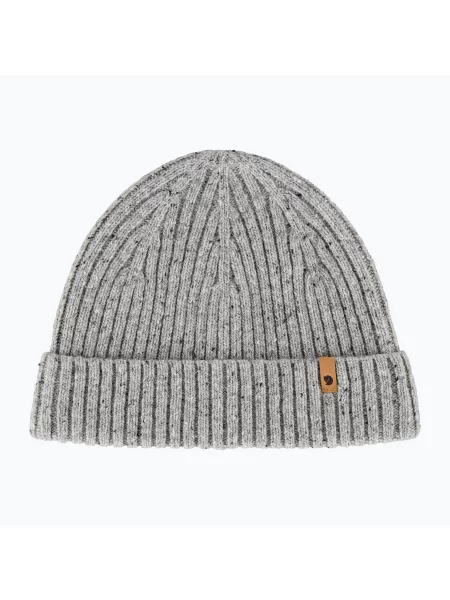 Fjallraven czapka beanie z wełną Ovik Neps szara