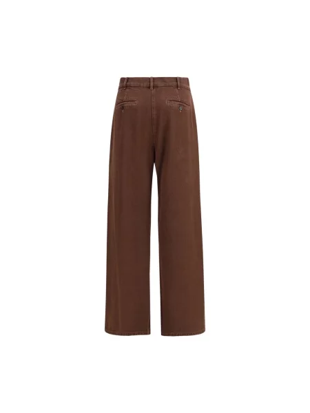 Spodnie Max Mara brązowe