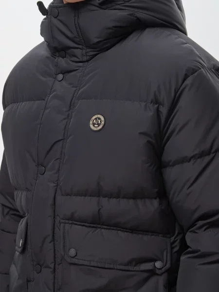Пуховик Armani Exchange черный