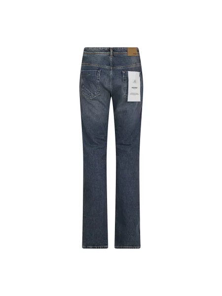 Jeansy straight leg Incotex niebieskie