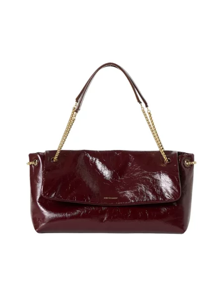 Torebka crossbody Trussardi skórzana czerwona