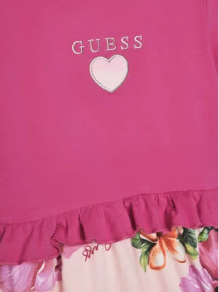 Každodenní šaty Guess růžové