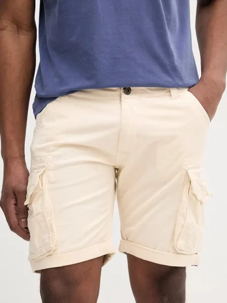 Šortky Alpha Industries Crew Short béžová