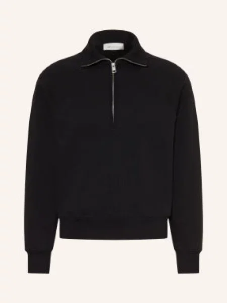 Ami Paris Bluza Dresowa Typu Troyer schwarz czarna