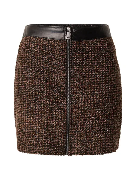 ABOUT YOU Fustă Panthea maro amestecat negru