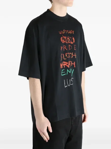 Μπλούζα Vetements με σχέδιο μαύρο