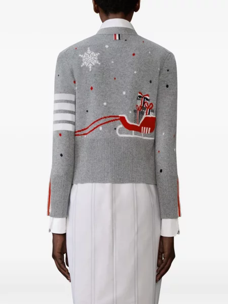 Cardigan Thom Browne gri