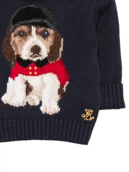 Sweter dziecięcy Polo Ralph Lauren niebieski