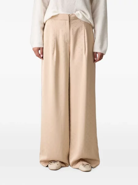 Pantaloni palazzo Scotch & Soda din jacard