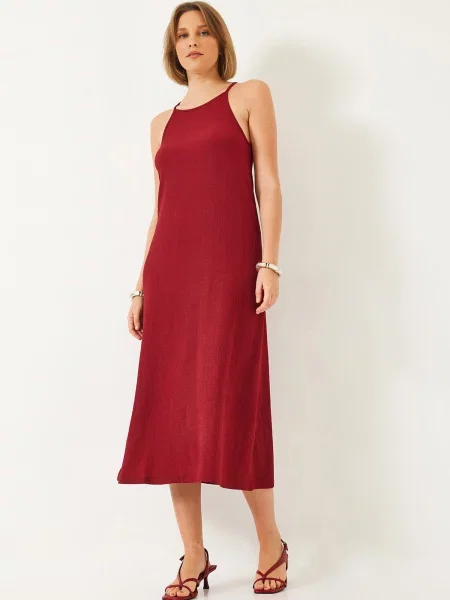 Bianco Lucci Rochie burgundy roșu