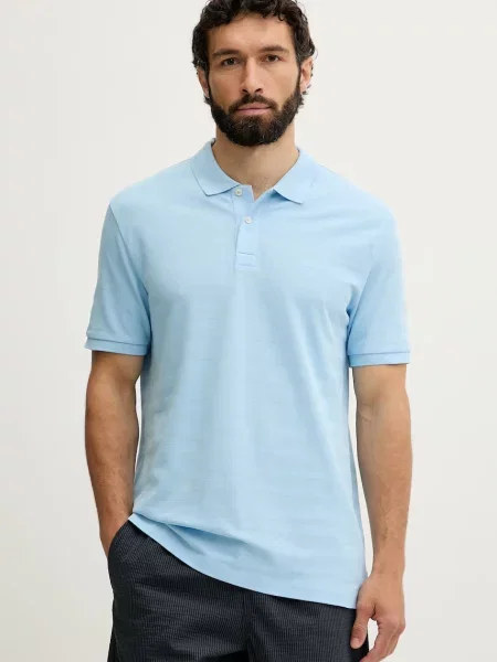 Tricou polo Gant albastru