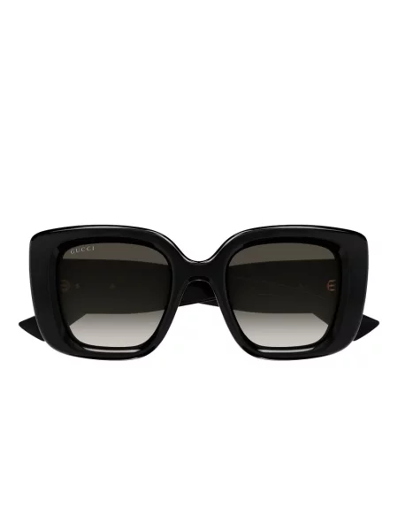 Ochelari de soare Gucci Eyewear cu imprimeu geometric negru