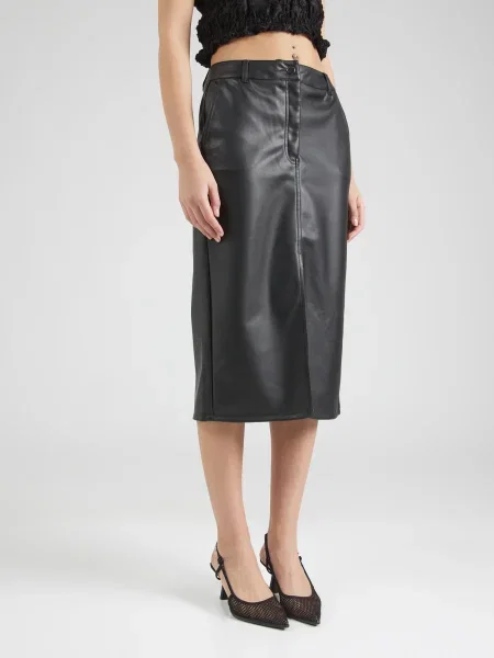 Krilo iz umetnega usnja JDY črna