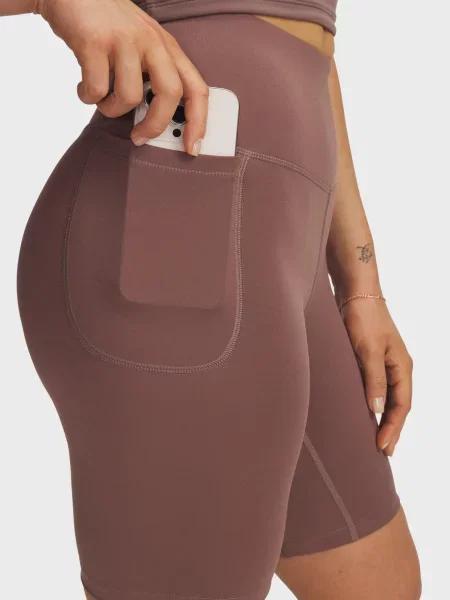 Короткие велоспорт спортивные шорты Under Armour бежевые