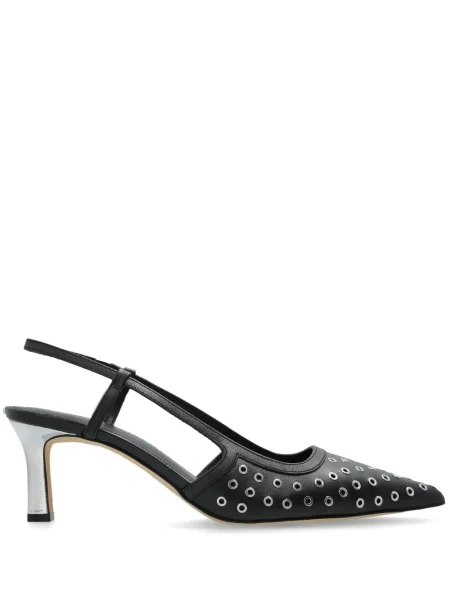 Кожени маратонки Michael Michael Kors бродирани черно