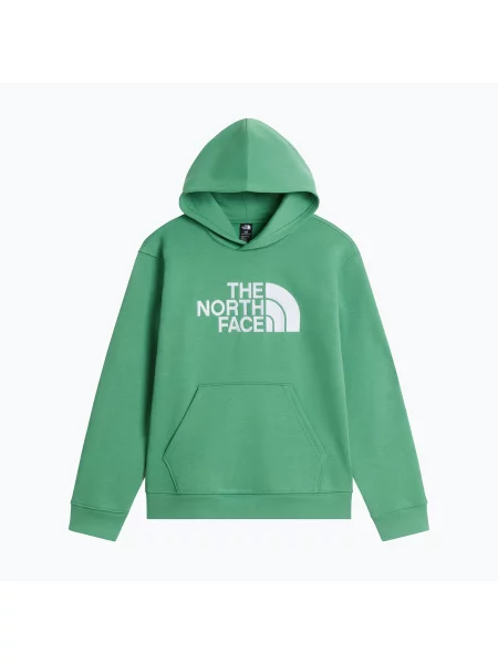 Детски суитшърт The North Face Essential Drew Peak Hoodie потъмнало водорасло зелено