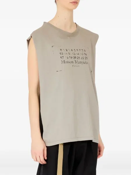 Top Maison Margiela cu imagine gri