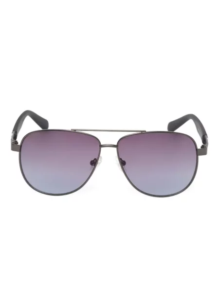 Ochelari de soare Guess Eyewear cu imprimeu geometric gri