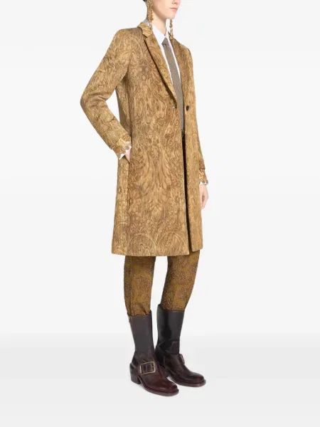 Palton Dries Van Noten din jacard