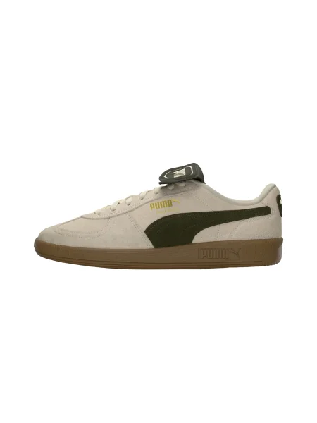 Sneakerși Puma de lână alb