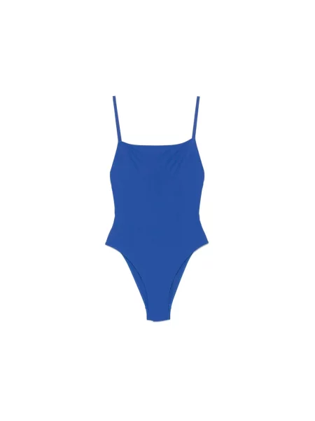 Strój kąpielowy Lido w geometryczne wzory niebieski