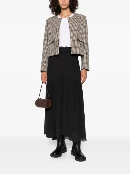 Fusta maxi Marant Etoile cu volane negru
