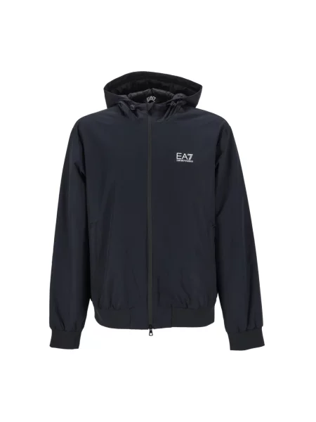 Kurtka Ea7 Emporio Armani z kapturem granatowa