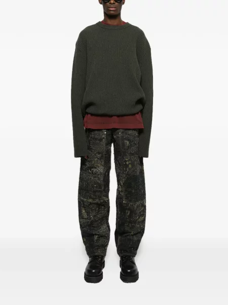 Blugi Givenchy rupți verde