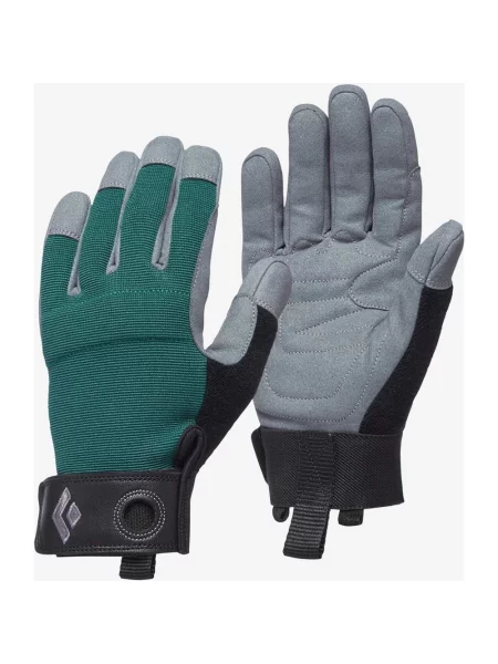 Rękawice Black Diamond Crag zielone szare XS czarne