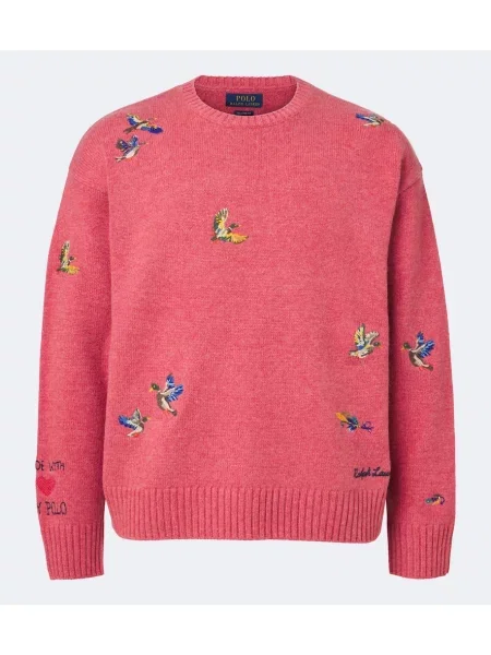 Pulover Polo Ralph Lauren de lână roșu