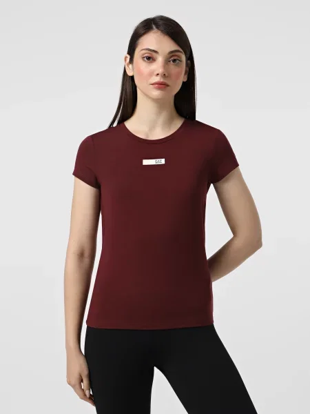 Футболка поліестер/віскоза бордовий