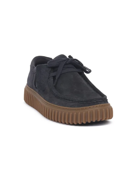 Čipkované tenisky Clarks modrá