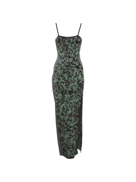 Rochie maxi Ph5 cu paiete gri