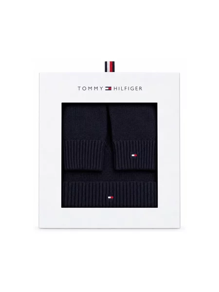 Čiapka Tommy Hilfiger modrá
