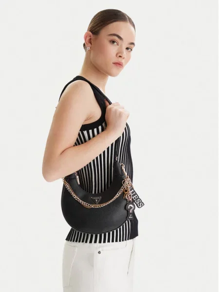 Guess Torebka Davina czarny