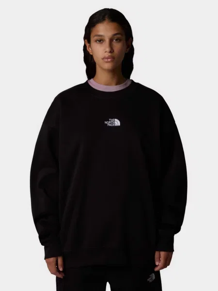 Світшот The North Face Essential бавовна/поліестер чорний