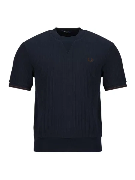 Tricou Fred Perry din jerseu albastru