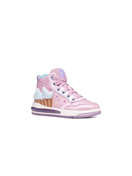 Sneakersy Geox J Sketlite Girl M Světle růžová