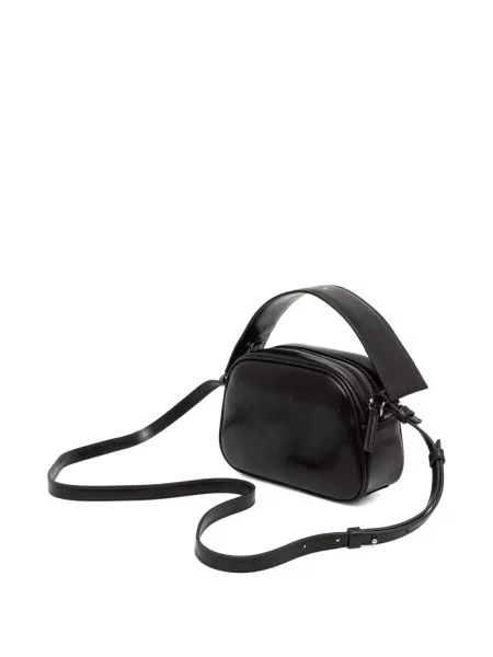 Geantă Armani Exchange cu imagine negru