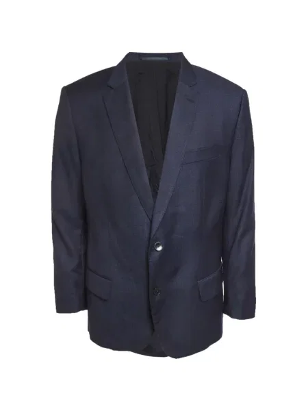 Sacou Boss Green Hugo Boss în carouri albastru