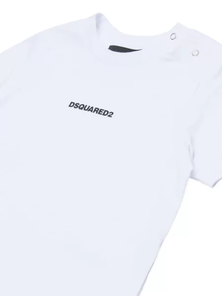 Koszulka dziecięca Dsquared2 biała
