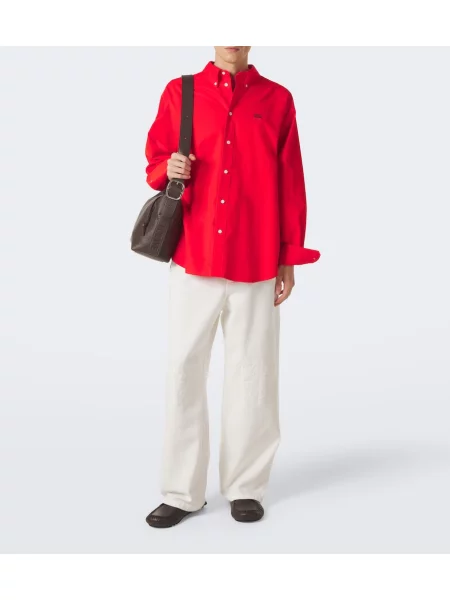 Cămașă Loewe din țesătură twill roșu