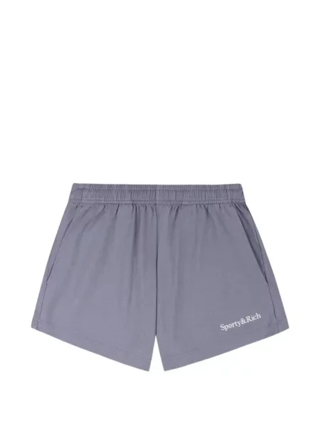 Pantaloni scurți Sporty & Rich cu autograf gri